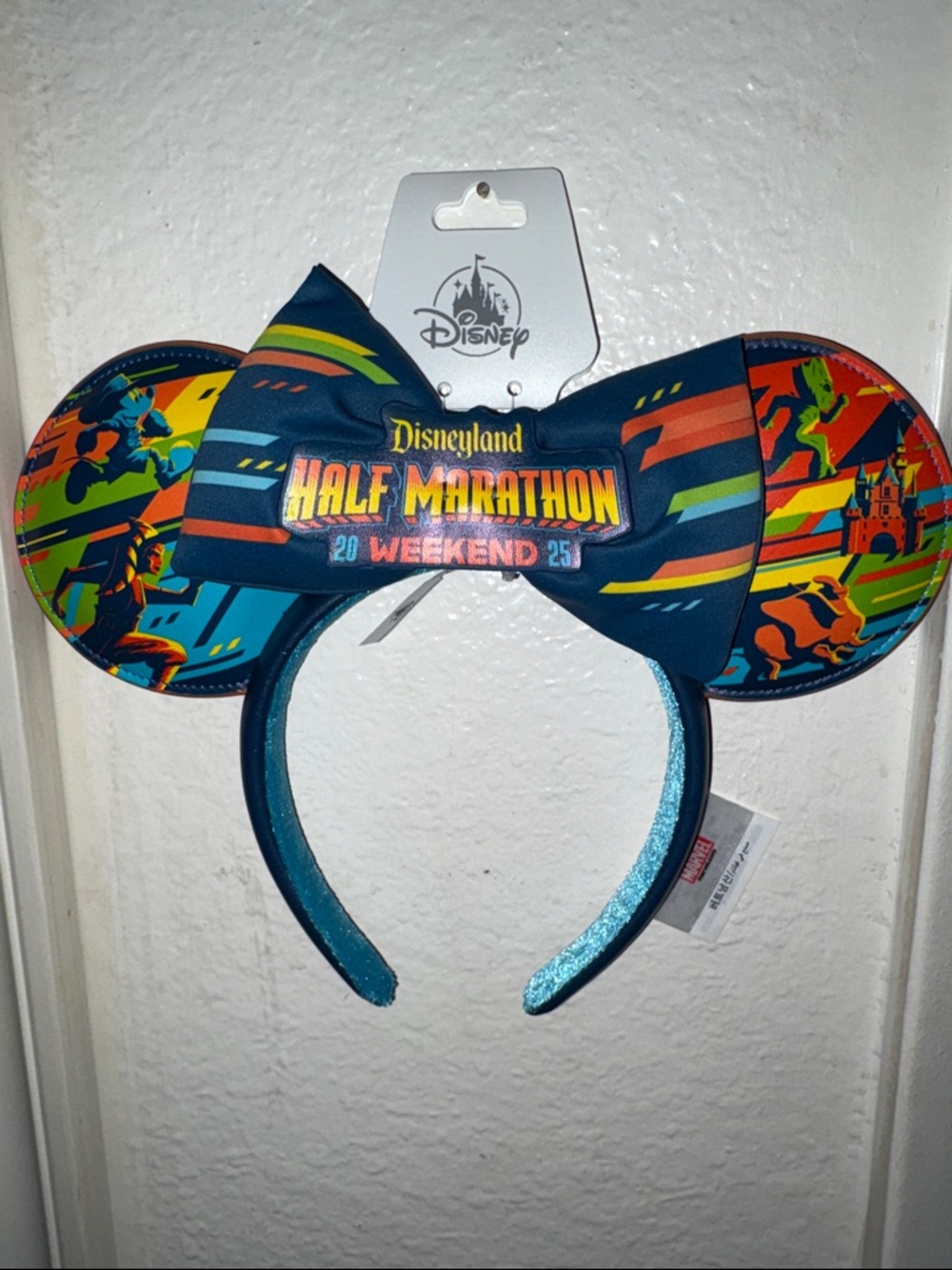 Disney Parks 2025 Disneyland Half Marathon Weekend Minnie Ears Headband